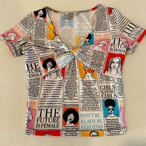 Papaya The Future is Female Shirt